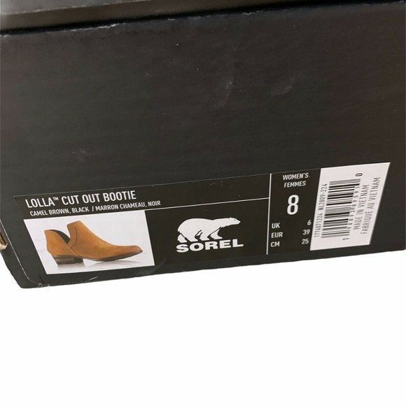 Sorel Lolla Cut Out Bootie Brown Size 8,10 - Picture 10 of 10